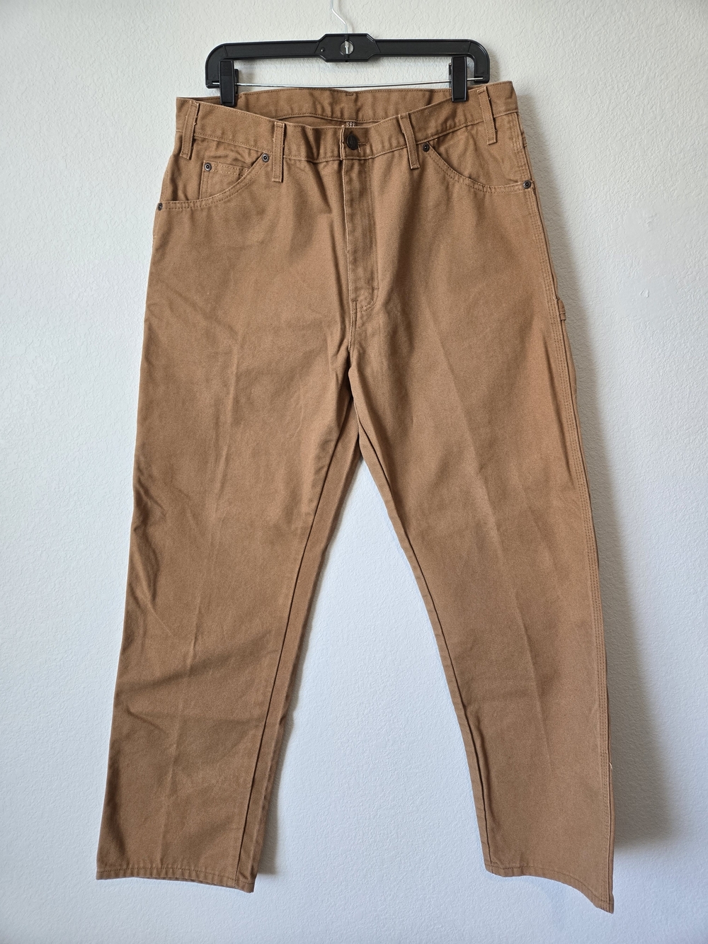 Dickies Men's Duck Canvas Brown Work Pants 36/30